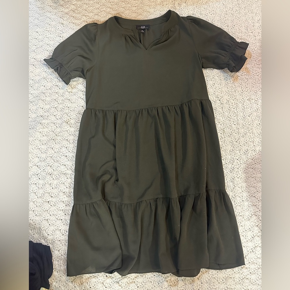 Chic Olive Maxi Dress